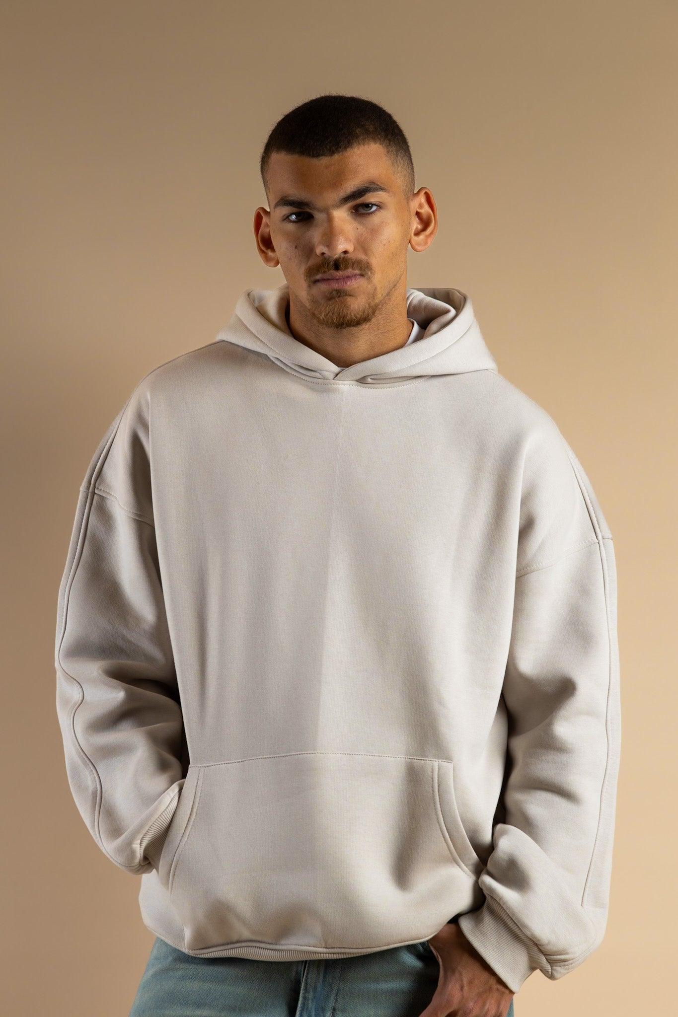 LIGHT GRAY HOODIE - SHBQA