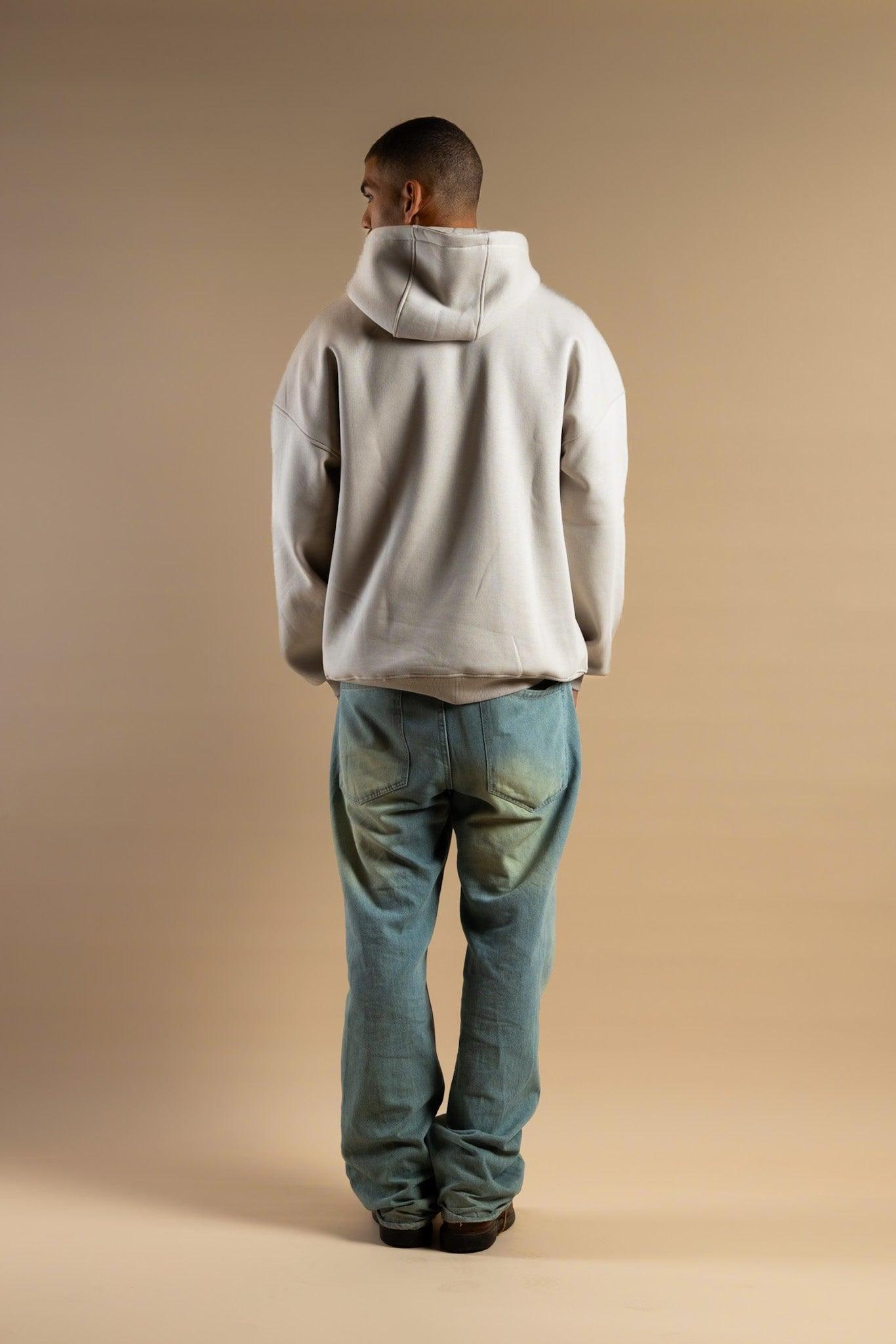 LIGHT GRAY HOODIE - SHBQA